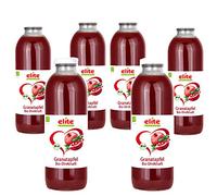 6 x litre 700ml de jus de grenade bio écrou - 100% non filtré pur jus (jus mère) - jus de grenade bio