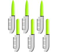 6 X Luminous Fishing Plugs,Fishing Float,Starlight Fishing Light,Night Fishing Glow Stick,Luminous Stick For Night Fishing Or Sea Fishing