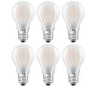 6 X OSRAM LED Filament Ampoule A60 4W = 40W E27 Mat 470lm Froid Blanc 4000K