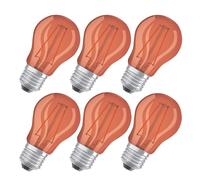 6 X Osram LED Filament Lampes Gouttes Multicolore 1,6W = 15W E27 Orange P45