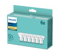 6 X Philips LED Ampoule Réflecteur 4,7W = 50W GU10 345lm Chaud 2700K 36°