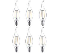 Philips Ampoule Flamme - Philips Ampoule Flamme, 2 W, 25 W, E14, 250 LM, 15000 h, Blanc Chaud