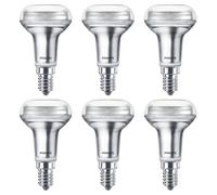 6 X Philips LED Lampes Verre Réflecteurs R50 1,4W= 25Watt E14 105lm Chaude 36°