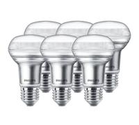 6 X Philips LED Verre R63 Réflecteur 3W = 40W E27 Clair 210lm Chaud 2700K 36°
