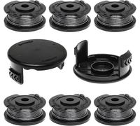 6 x Replacement Spools for Bosch ART 23 SL 26 SL- Ø1.65 mm 4.9 m Cutting Edge Spool F016800569 F016800385 with Replacement Spool Cover F016F04557