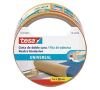 6 X RUBAN DOUBLE FACE UNIVERSEL 50 mm x mt. 25