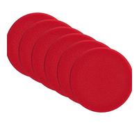 6 x Sonax 04931000 éponge de polissage ponçage Rouge 160 (dur) 1 pièce