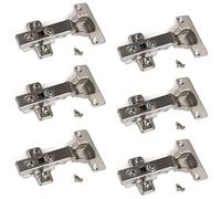 6 x SOTECH Paumelles T52 Butée d'angle avec amortisseur + plaque cruciforme Charnières Charnières à boîtier