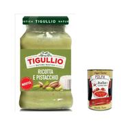 6 x Star Tigullio GranPesto Pesto Ricotta e Pistacchio, pesto avec ricotta et pistaches 185 g sauce + polpa gourmet italien 400 g