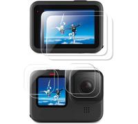 6 X Tempered Glass Screen Protector For Gopro Hero 9/Hero 10/Hero 11/Hero 12 Black