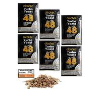6 x Turbo Levure - Alcotec Classic 48-130g, Levure de fermentation, Distillateurs Levure, Levure Rapide, Gnôle Alcool