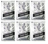 6 x Turbo Levure - Turbo Fruit 40g, Levure pour fermentation de fruits, Distillateurs Levure, Levure d'esprit