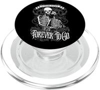 6 Years Down Forever to Go Gothique Couple 6ème Anniversaire PopSockets PopGrip pour MagSafe