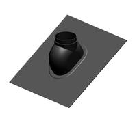 Ø 60 / 100 mm Jeremias TWIN P conduit de toit Wakaflex 0° - 48° noir