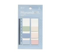 60/120 / 200pcs Adhesive Pet Label Remarque Page Booker Bookmarks File Label Avec 6 Trous Règle Eraser Roule De Règle