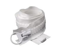 60-300cm 20# grandes fermetures à glissière en résine pour veste manteau fermeture éclair tente anneau curseur couture fermetures à glissière accessoires de fermeture, Blanc, 65cm