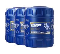 60 (3x20) Litre Mannol Dexron II Automatique Transmission / Atf Huile/Assistée