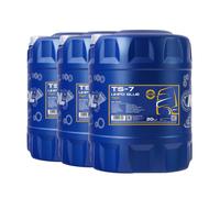60 (3x20) Litre Mannol SAE 10W-40 Uhpd TS-7 Bleu Tracteurs / Camion Huile Moteur