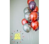 60 Ans carnet anniversaire - livre de souvenirs vierge illustré - messages personnels a remplir - amis ou famille - pensées et sentiments cadeau de ... la fête d’anniversaire unique âge de 60 ans