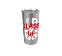 60 ANS CLASS OF 1966 FOOTBALL 60 ANS Gobelet isotherme en acier inoxydable double paroi