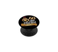 60 Ans de Mariage Noces De Diamant Cadeau Couple Amour PopSockets PopGrip Adhésif