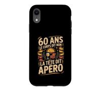 60 Ans Le Corps Dit Non La Tête Dit Apéro Coque pour iPhone XR