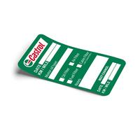 60 autocollants de rappel de service pour changement d'huile pour huile Castrol, étiquettes autocollantes en PVC