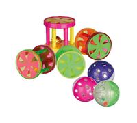 60 Balles Et Rouleaux Avec Cloche - Ø 4,5 Cm