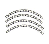 60 Bits LED Ring Light Full Color RGB Lamp Module with SK6812 Chip, Addressable RGB Ring Light, Linkable LED Ring Lamp for DIY Projects, PCB Board with Integrated Drivers