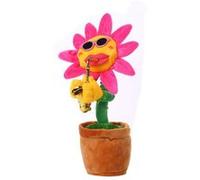 60 Chansons chant et la danse avec Fleur Saxophone en peluche drôle électrique Toy RD Pealer1863