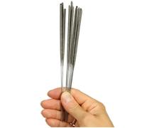 60 CIERGES MAGIQUE 18CM Gris, Argent