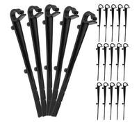 60 clips de fixation en ABS noir pour protège-gouttière | Maintien sûr et pose facile, résistance à la corrosion et aux UV, pour gouttières résidentielles en extérieur