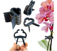 60 Clips pour Plantes (6cm) - Attache Tomate, Attache Plante, Clips Tomates Réutilisables, Support Grimpantes, Fixation Facile