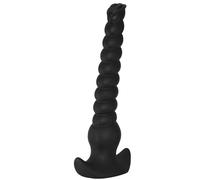 60 cm Plug Anal XXL, Gode Monstre En Silicone Noir Avec Nœuds, Butt Plug Anal Beads, Jouet Anal Pour Hommes, Femmes, Couples Et Gays