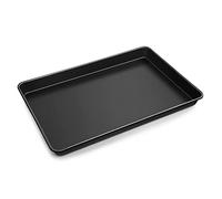 60 cm x 40 cm x 3 cm Moule à pâtisserie anti-adhésif rectangulaire Plaque de cuisson à pizza Plaque à gâteau Baking Tray, pour la fabrication de biscuits, biscuits, pain, etc.