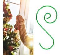 60 Crochets en Métal en Forme de S pour la Décoration D'arbre de Noël, Crochets Polyvalents Durables, Légers avec 4 Options de Couleurs, Idéaux pour la Décoration de la Maison de Vacances
