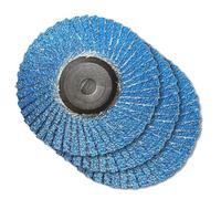 60 disques à lamelles for meuleuse d'angle 3 pouces 75 mm, grains 40/80/120, disques de ponçage abrasifs for décapage, lot de 3 (60)(120)