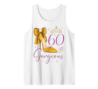 60 et Gorgeous 60th Birthday 60 Ans Queen Bday Party Débardeur