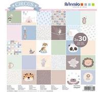 60 Feuilles - Cirque - 170g - 30x30cm G