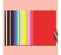 60 feuilles de 30 cartons de couleur A4, production créative manuelle, développement des compétences pratiques, fournitures scolaires, rentrée scolaire A4 (8,26 * 11,69 pouces) -200 g/m²Papetier