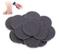 60 feuilles Fière de pied Remplaçable Fond de verre Fière de pied électrique de 1,65 pouce Refill Discs de papier de verre pour les calculs électriques Callus Disques de ponceuse de pied profess