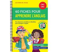 60 Fiches pour apprendre l'anglais CM1 CM2 Des séquences complètes et détaillées pour enseigner l'anglais - Collectif rue des écoles - Rue Des Ecoles - broché - Scolaire / Universitaire