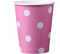 60 gobelets en carton Dot 200ml café to Go gobelets jetables en papier Pour le café de fête, thé, chocolat, boissons chaudes et froides