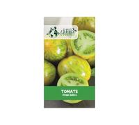 60 graines de tomate green zebra -tomato solanum lycopersicum - rayure verte -
