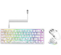 60% Hall Effect Keyboard And X11 Wireless Gaming Mouse,X65 Pro He Magnetic Keyboard Rgb Hot Swap 8Khz Polling Rate,Superlight Mouse W/Charging Dock 22K Dpi,Bluetooth/2.4Ghz/Wired