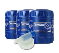 60 L 3x 20 Litre MANNOL Huile de Chaîne Bidon Minérale Sägeöl Tronçonneuse