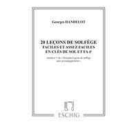 60 leçons de solfège sans accompagnement : 20 Leçons faciles et assez faciles en clés de Sol et Fa 4ème [ Leçons: 1-20 ]