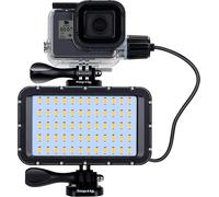 60 LED Video Light with 5200mAh Portable Charging Battery, Portable Lighting Waterproof up to 50m, Compatible with GoPro Hero 13 Hero 12 Hero 11 Hero 10 Hero 9 Hero 8 Hero 7/5/6/4
