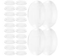 60 Lentilles Biconvexes en Acrylique pour Expérience Optique Physique