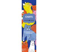 60 marque-pages à colorier - Chats - Knapfla - Solar - broché - Livre-jeu